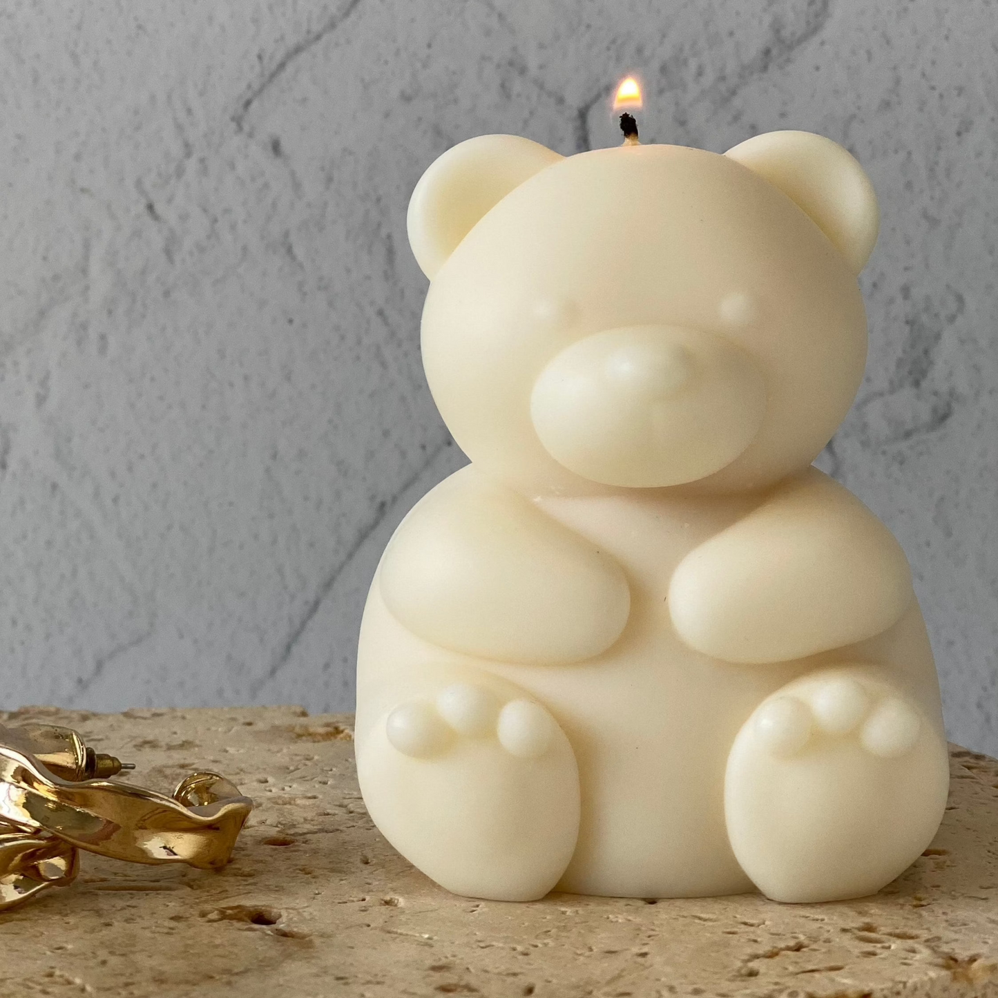 Bear Bulk candle package | Baby shower bombonierre candle favour