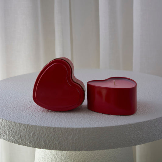 Eco-friendly Candles | handmade candles | heart shaped candles | Red candles | pink candles | scented candles 