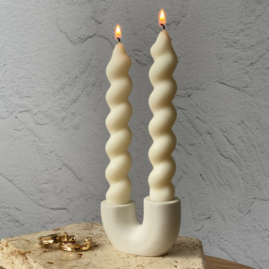 best twisted taper sculptural candles australia